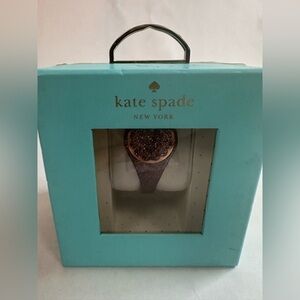 Kate Spade New York Scallop Activity Tracker in Rose Gold/Pink Glitter